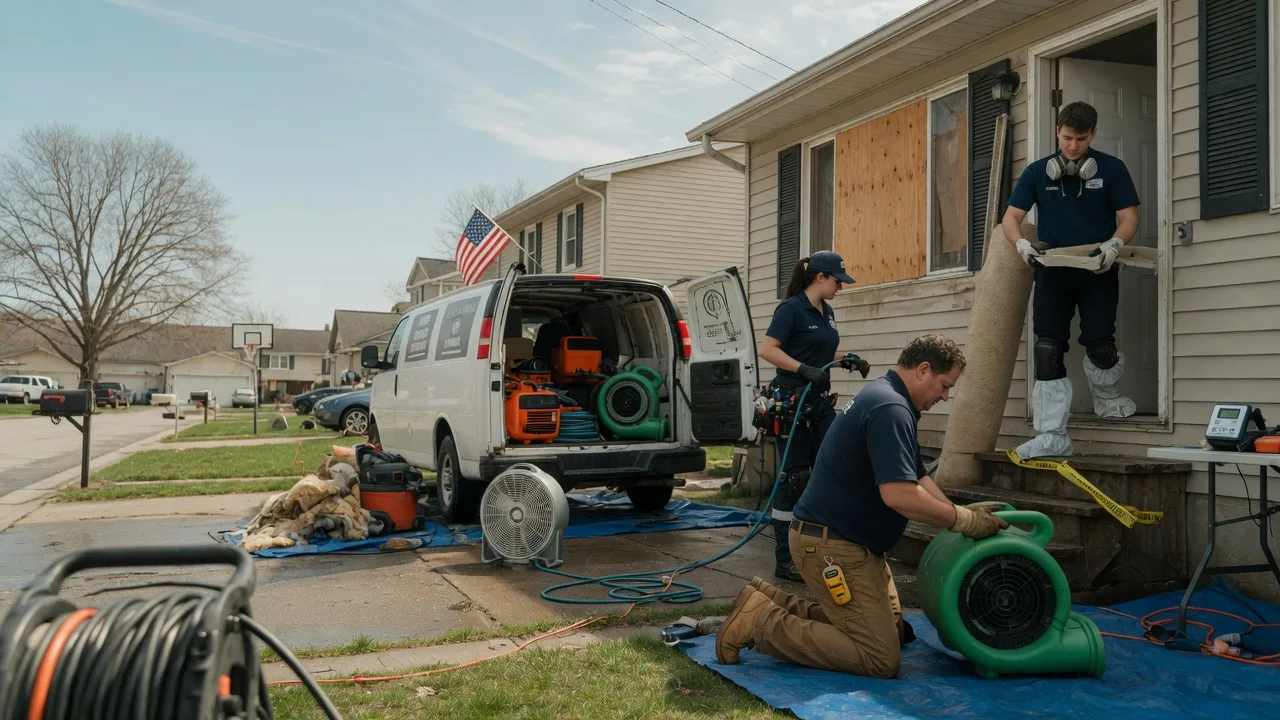 Water Damage Restoration in Windsor, IL near me